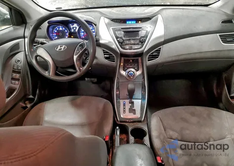 2013 Hyundai Elantra Gls из США, поврежденный, VIN 5NPDH4AE3DH242284